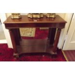 William IV. mahogany console table with