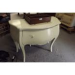 Painted pine dressing table With single