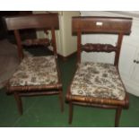 Set of six Regency Mahogany dining chair