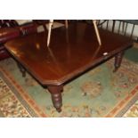 Edwardian mahogany reading table. { 51 c