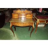 Victorian inlaid rosewood ladies Bonheur