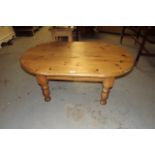 Pine coffee table. {  50 cm High x 133 c