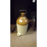 19th. C. stoneware cider flagon.