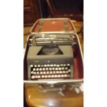 ROYAL typewriter in a case.