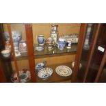 Collection of blue and white Oriental bo