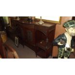 Victorian mahogany sideboard the two car