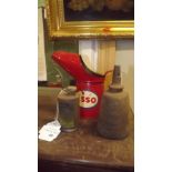 ESSO oil dispenser PRIMUS oil tin and WI