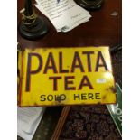 Original PALATA TEA SOLD HERE double sid