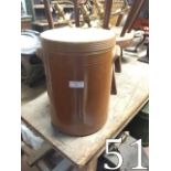 19th. C. Stoneware storage jar.