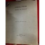 LYRICAL POEMS by THOMAS Mac DONAGH 1913.