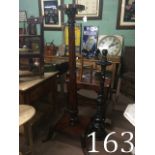 William IV. Mahogany coat stand the octa