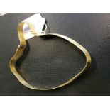 14ct. Gold choker necklace. 54 grammes.