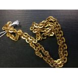 9ct. Gold chain. 56 gram.