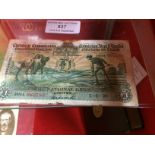 PLOUGHMAN £1 note Munster Leinster Bank