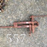 19th. C. Cast iron blacksmith's vice.