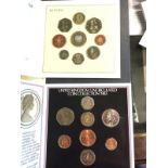 Two uncirculated United Kingdom coin set