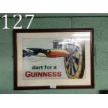 DART FOR A GUINNESS advertisement.