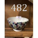 19th. C. Splatter ware porridge bowl.