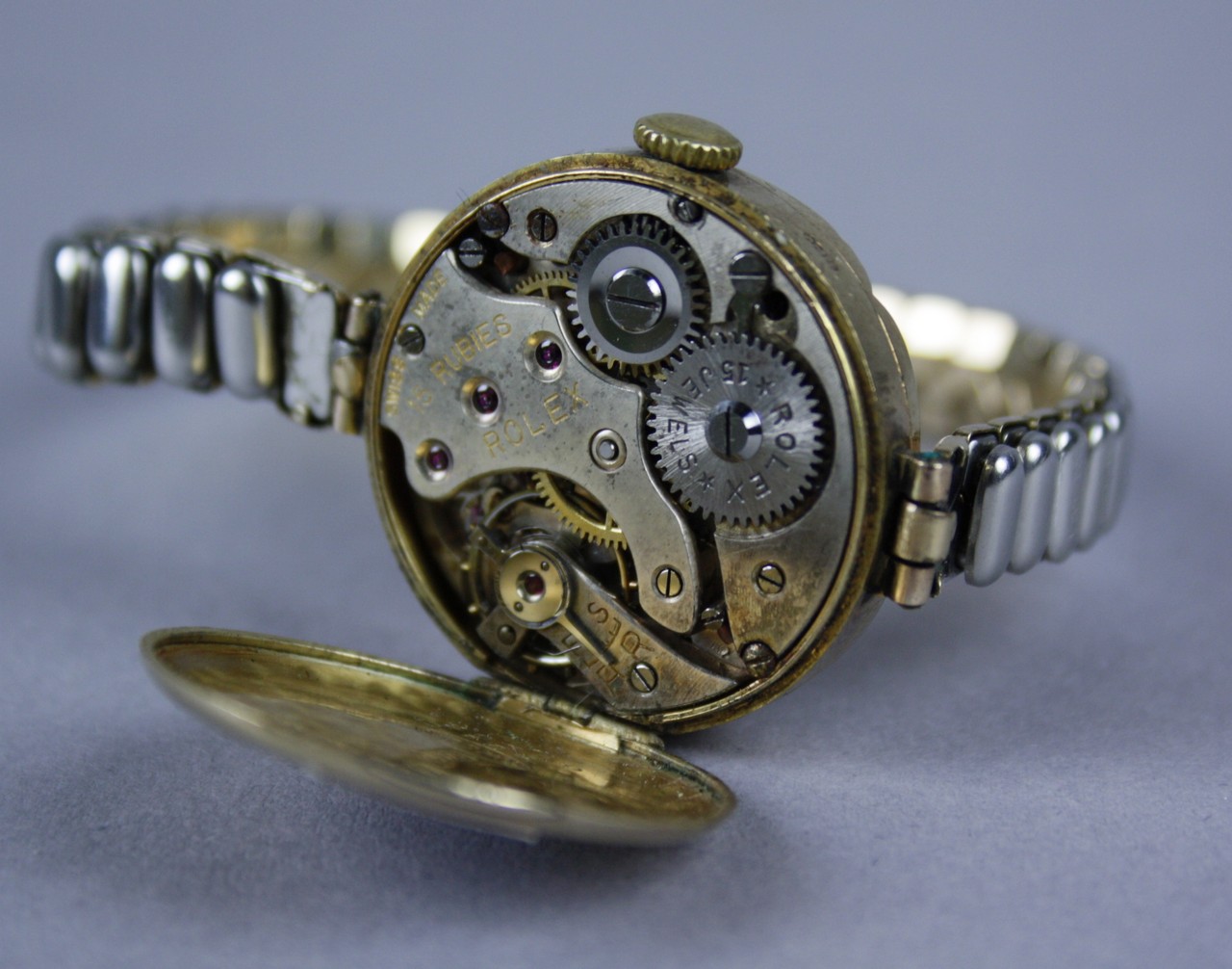 Due orologi in oro giallo. ROLEX ref. 524P 67993 e PHILIPPE Watch Suisse. XX secolo. - Image 2 of 5