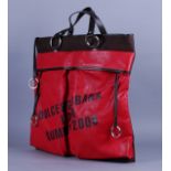 DOLCE & GABBANA. Handbag in tessuto impermeabile. Collezione 'Summer 2008'.  Mis. Lung. cm. 44