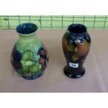 MOORCROFT POMEGRANATE BALUSTER VASE 18CM