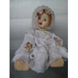 1950'S ROSEBUD HARD PLASTIC BABY DOLL