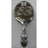 HM SHEFFIELD SILVER BACKED MIRROR WITH C