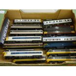 BOX OF VARIOUS DIESEL LOCOMOTIVE MODELS