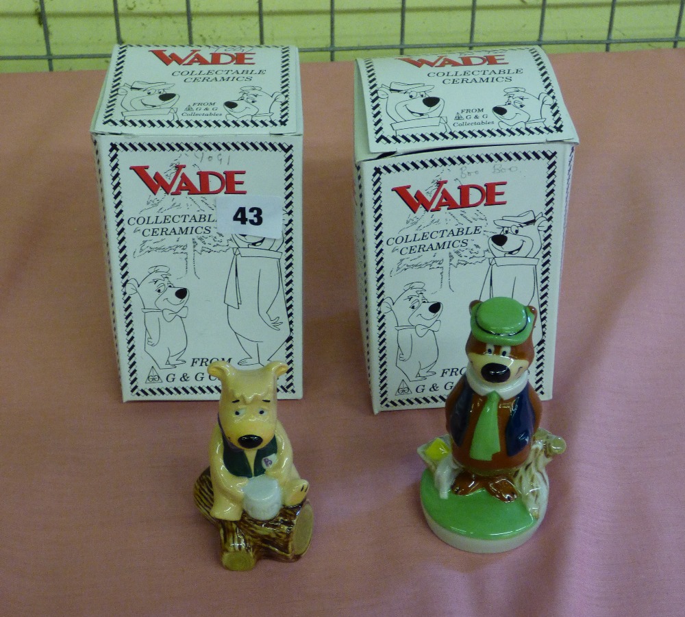 WADE COLLECTIBLE CERAMICS YOGI BEAR AND