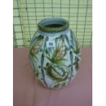 DENBY 'MADE IN ENGLAND' OVOID VASE 30CM