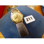 GOLD PLATED 620 GENTS VINTAGE FAVRE-LEUB