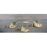 SET OF THREE POSSIBLY BESWICK MALLARD DU