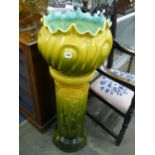 IMPRESSIVE BRETBY POTTERY JARDINIERE ON