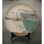 POOLE POTTERY DECORATIVE PLATE DEPICTING
