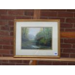 20TH CENTURY KEITH JACKSON WATERCOLOUR (FOUR VIEWS OF SEVERN VALLEY WOODED LANDSCAPES SIGNED F/G