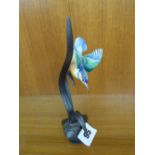 COMPTON WOODHOUSE BRONZE KINGFISHER SCULPTURE