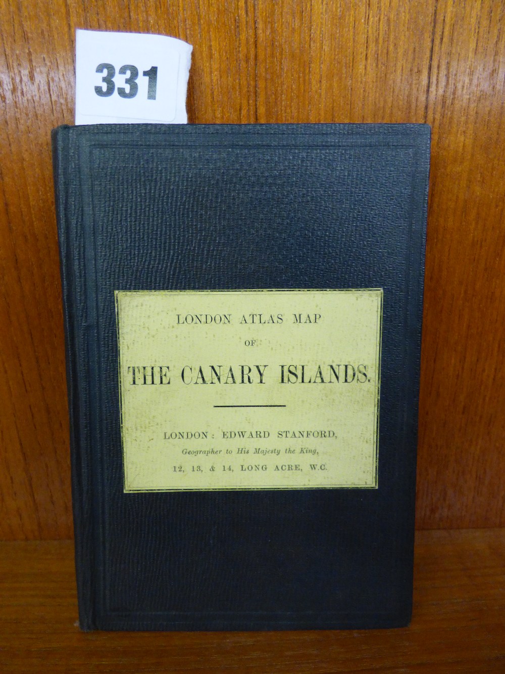 LONDON ATLAS MAP OF THE CANARY ISLANDS BY EDWARD STANOFORD