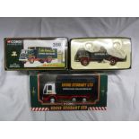 BOXED CORGI CLASSICS EDDIE STOBART LTD NO 22702 AND 59601 DIE CAST MODELS