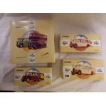 BOXED CLASSIC COMMERCIALS BY CORGI DIE CAST MODELS NO97212-97077-98164 AND97197