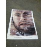 CINEMA MOVIE POSTER FOR FEATURE FILM CASTAWAY STARRING TOM HANKS 76CMX54CM