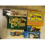 BOXED CORGI LTD EDITION 97104-13501-96970-30201-BOXED VOLVO CONSTRUCTION MODEL AND CORGIISLAND