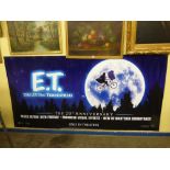 VINYL CINEMA POSTER FOR ET THE EXTRA TERRESTRIAL 243CMX123CM