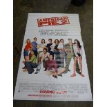 CINEMA MOVIE POSTER DOUBLE SIDED VINYL AMERICAN PIE 2 149CMW X234CMH