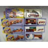 4 BOXED CORGI CHIPPERFIELDS CIRCUS NO 97303-17081-97887AND 97889 DIE CAST MODELS