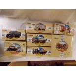 EIGHT BOXED COMMERCIAL CORGI DIE CAST MODELS 97698-97353-97162-97913-97955-98455 AND 98455 AND