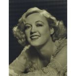 CLARENCE SINCLAIR BULL (1895-1979), AMERICAN  MARION DAVIES    Gelatin silver print; stamped