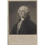 AFTER GILBERT STUART (1755-1828), AMERICAN  GEO. WASHINGTON ESQ.R., LATE PRESIDENT OF THE UNITED