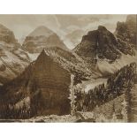 WILLIAM NOTMAN (1826-1891), CANADIAN  CASTLE CRAIG, LEFROY, HAZEL PEAK AND LAKE AGNES, (BANFF,