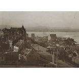 ATTRIBUTED TO THE DETROIT PUBLISHING COMPANY  (1895-), AMERICAN  DUFFERIN TERRACE AND CHATEAU