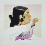 JOYCE WIELAND (1931-1998), CANADIAN  SOROSEELUTU, ARTIST OF CAPE DORSET, 1979    Colour